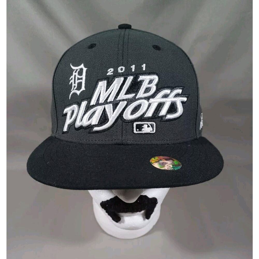 Detroit Tigers Hat Black Gray‎ Snap Back 2011 Playoffs World Series 47 Brand